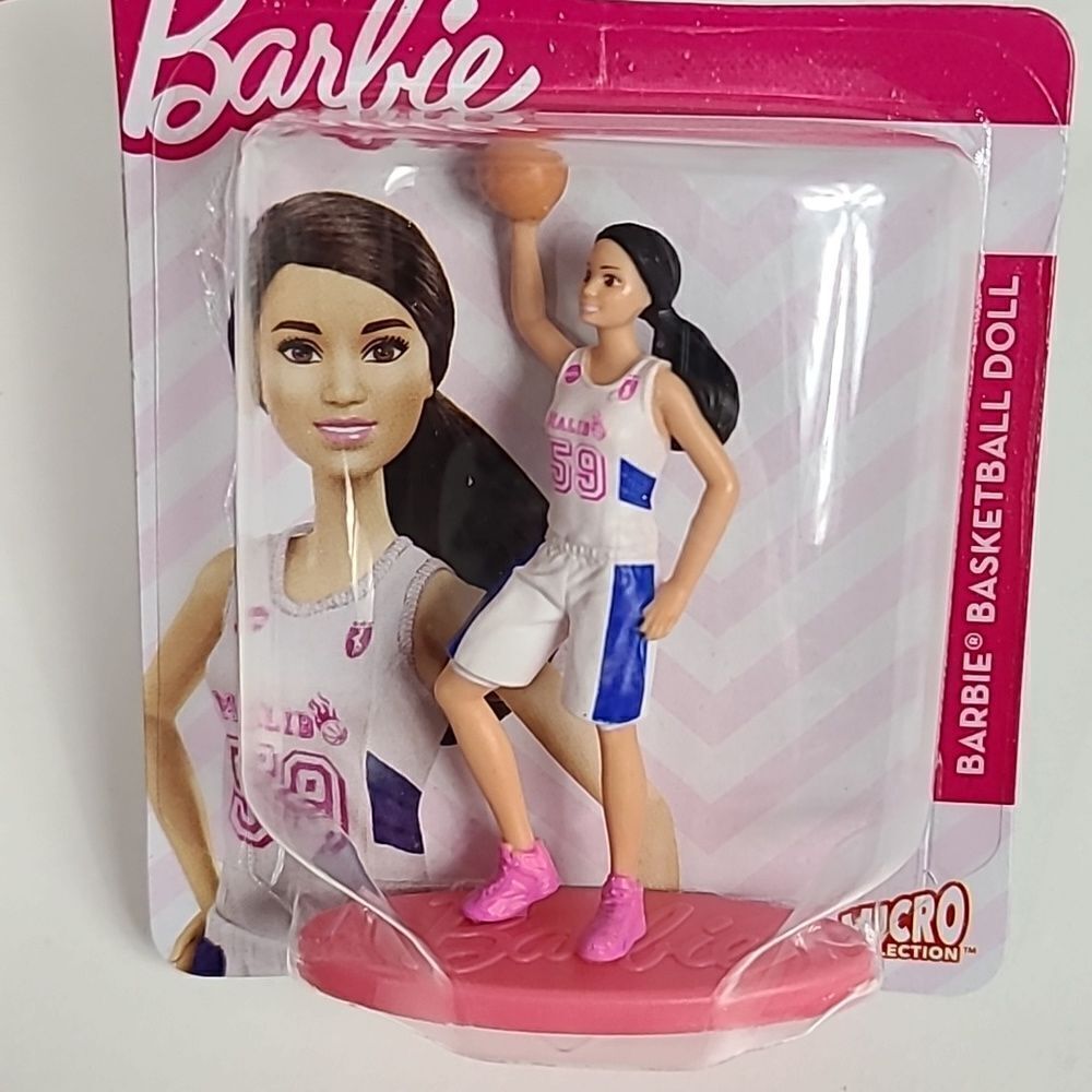 Barbie Basketball Doll Figure Women In Sports Mattel Collectible Mini Player Toy